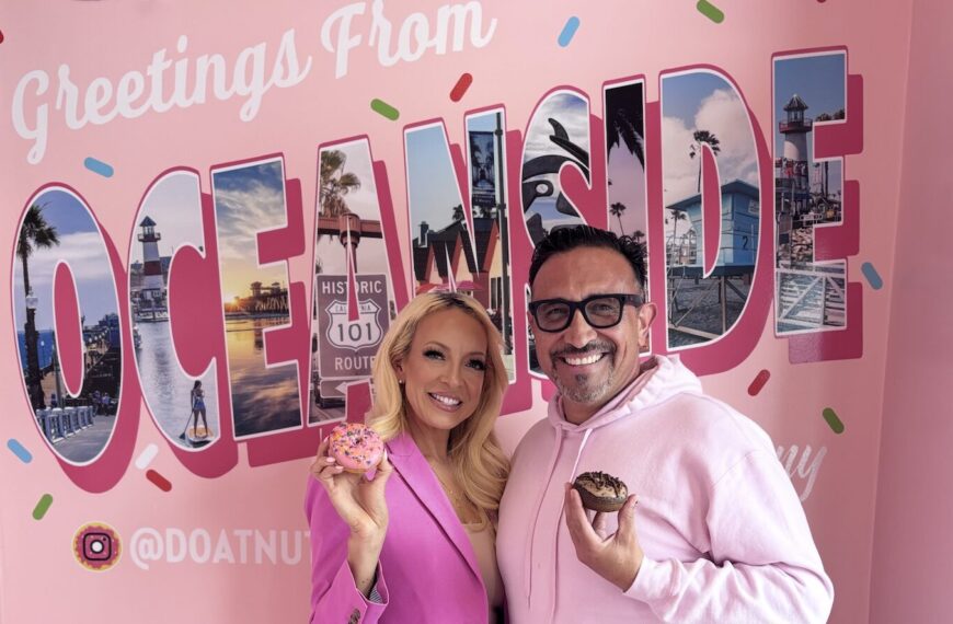 Los emprendedores latinos Kimy y Mario Aguirre llevan su pequeña empresa, Doatnut, a nuevas alturas sanas y deliciosas
